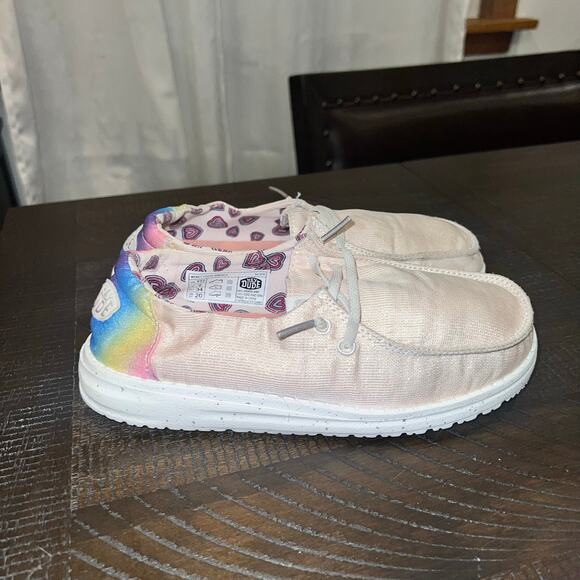 Hey Dude Other - Hey dude girls shoes in pink sparkles size 2